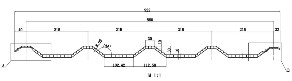 CAD Double Layer 922mm / 860mm