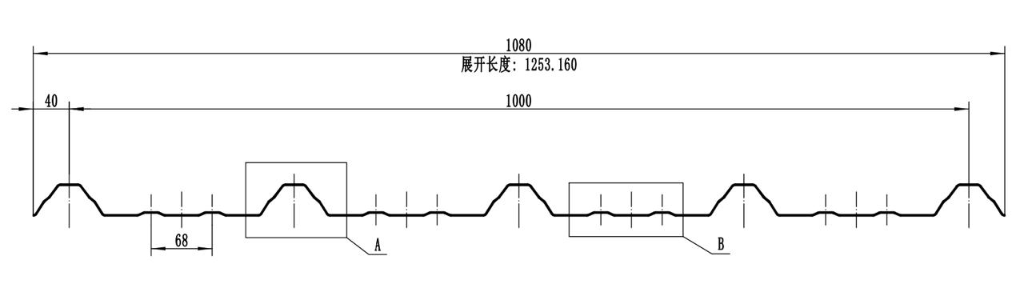 CAD Single Layer 1080mm / 1000mm